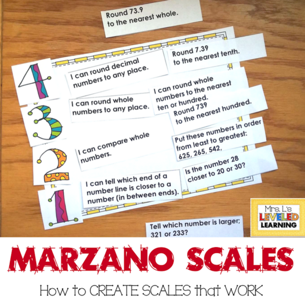 How to Write Specific Marzano Scales