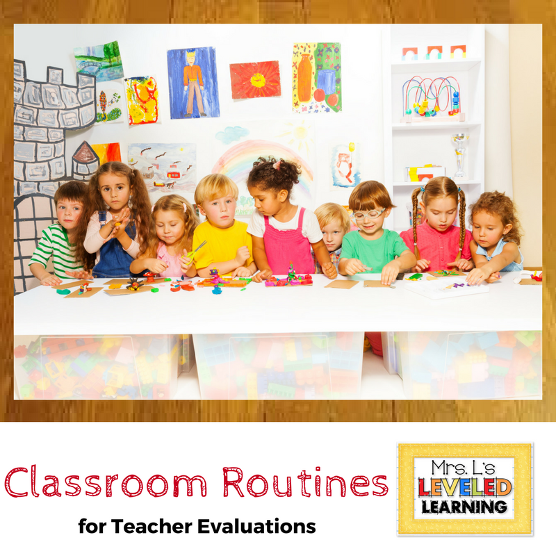 Rock your Teacher Evaluation with Successful Classroom Routines