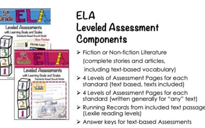 ELA Leveled Assessments for Reading Literature & Information