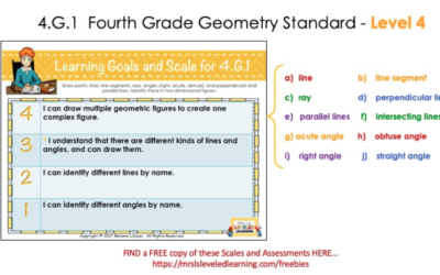 Differentiate Fourth Grade Geometry with Proficiency Scales