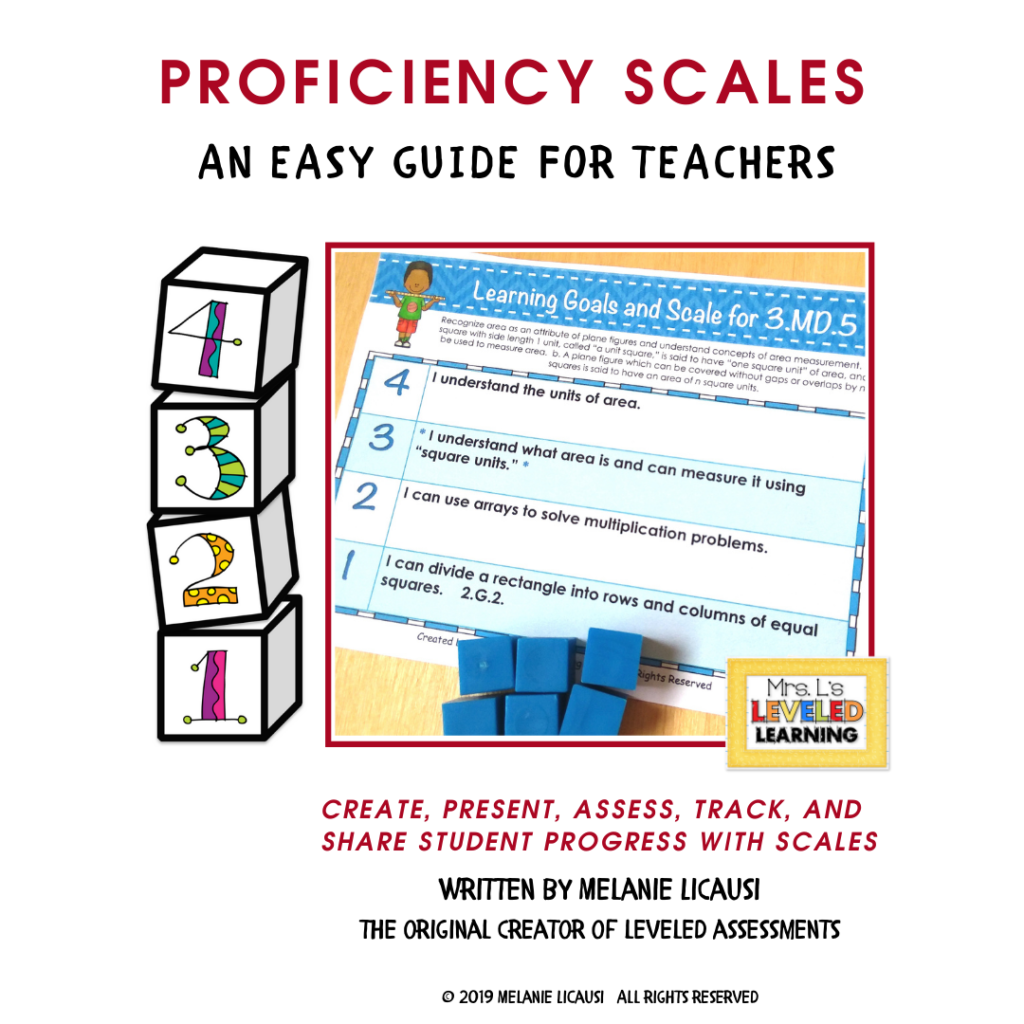 Math Proficiency Scales Mrs Ls Leveled Learning