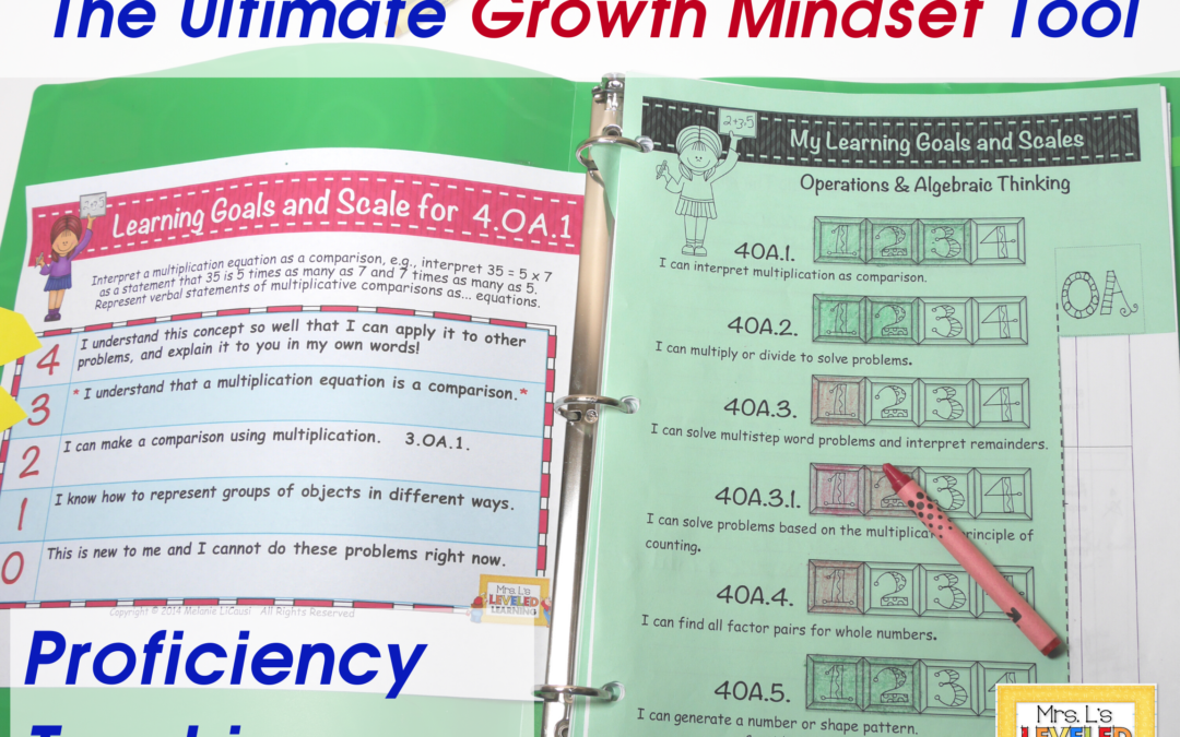 Ultimate Growth Mindset Tool for Standards Based Grading