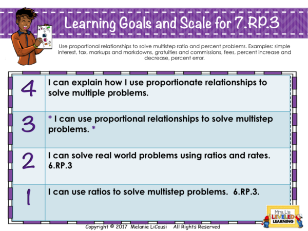 7th Grade Math Proficiency Scales & EDITABLE Assessment BUNDLE - Image 8