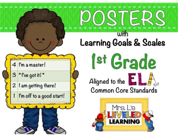 1st Grade ELA Proficiency Scales & Growth Tracking BUNDLE - Image 2