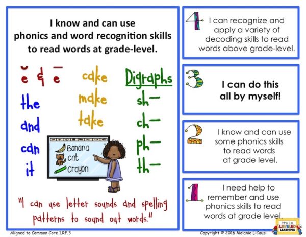 1st Grade ELA Proficiency Scales & Growth Tracking BUNDLE - Image 7