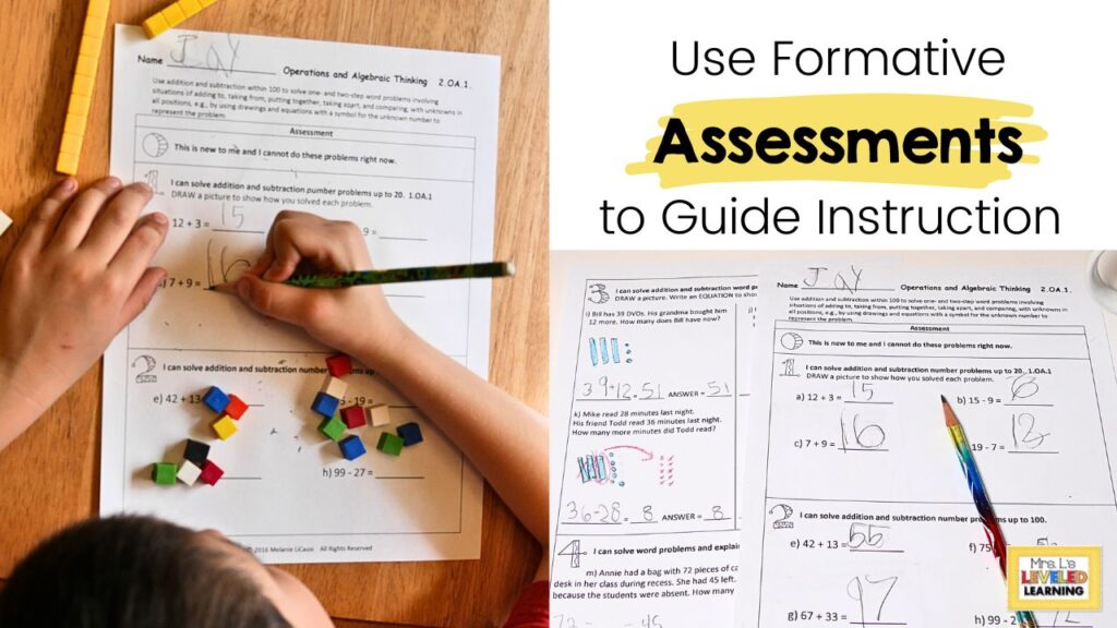 2nd grade assessments for standards based grading