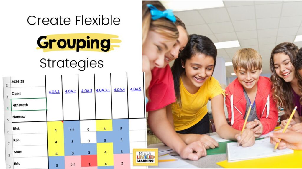 group 4th grade students for standards based grading